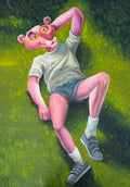 Lying Somewhere Else 70 × 100 cm  oil on canvas