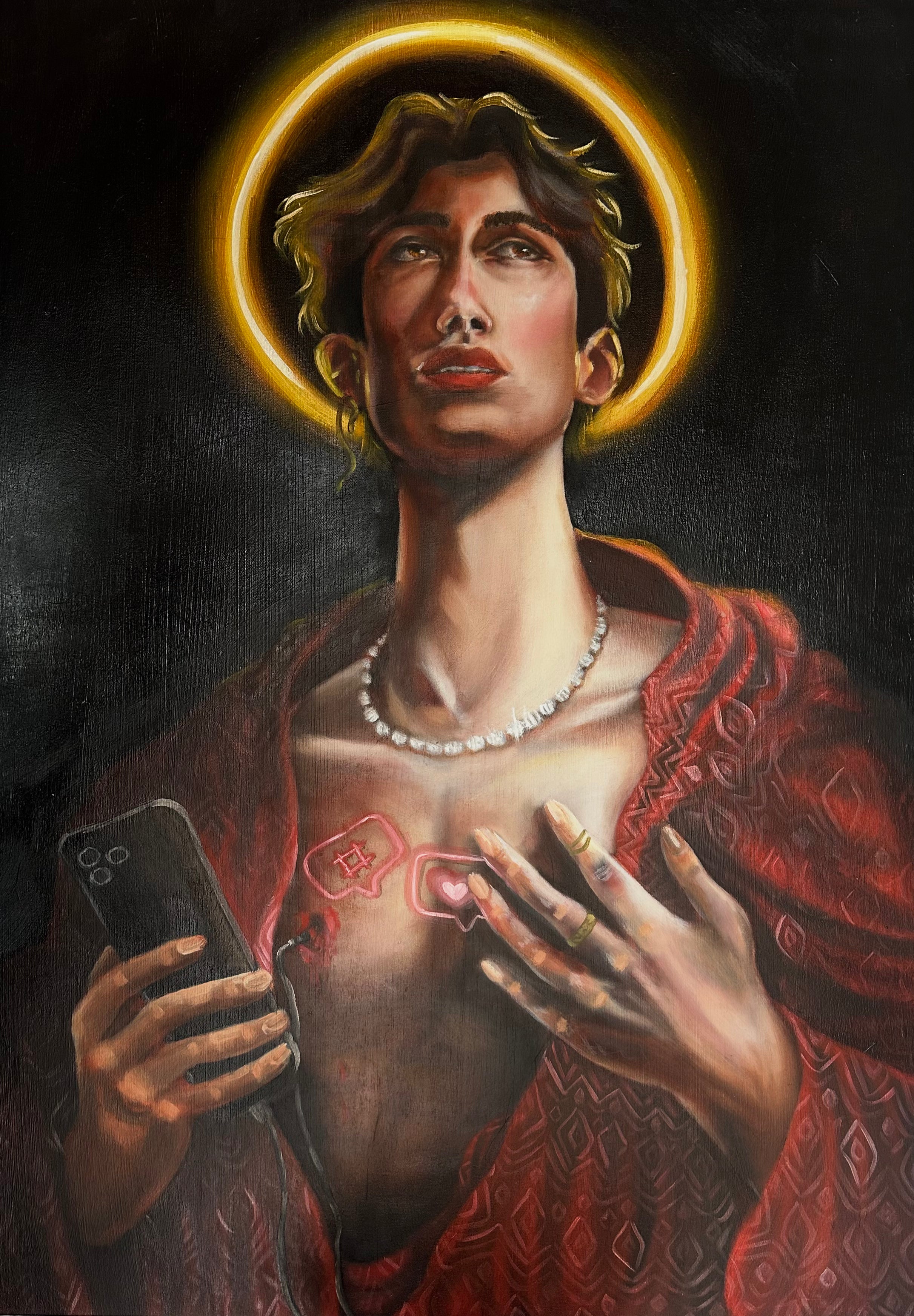 Modern Devotion 70x100 Cm Oil on Canvas