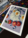 Sunny Side of Things 35x25 Cm Acrylic on Paper