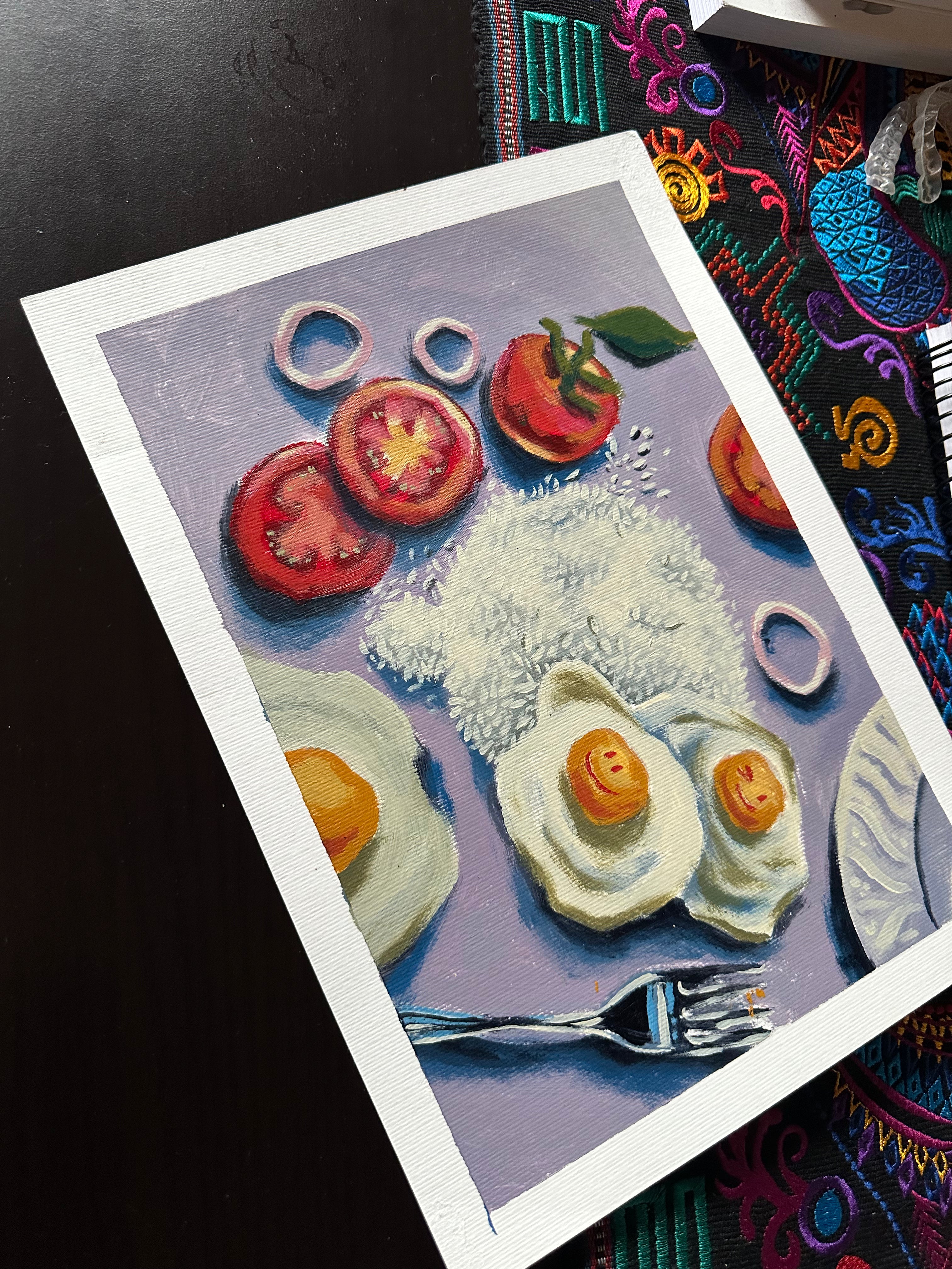 Sunny side of things Quiet Visit Fine art printing 21.6 x 33 cm
