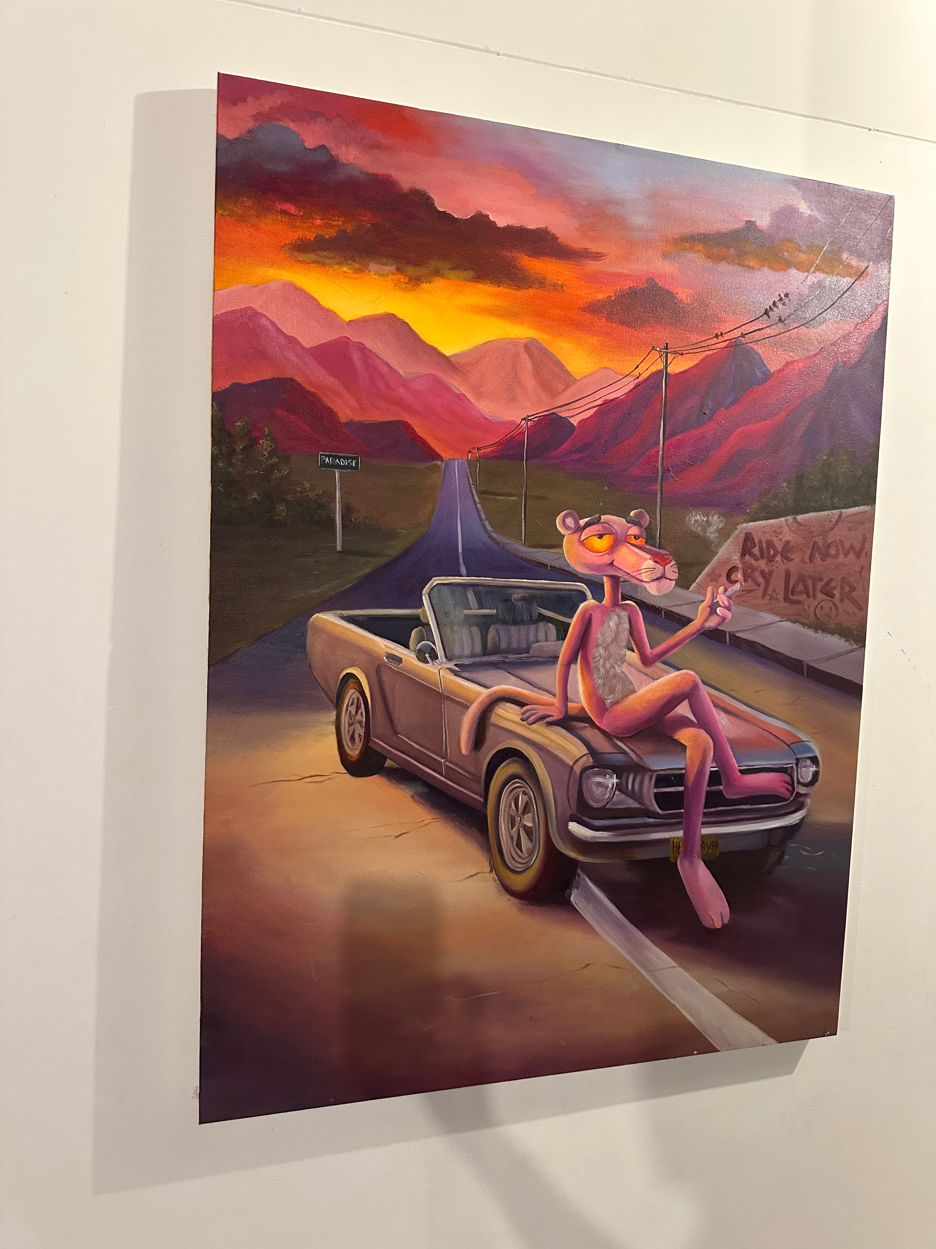 Pink to Die 90 x 120 Cm Oil on canvas