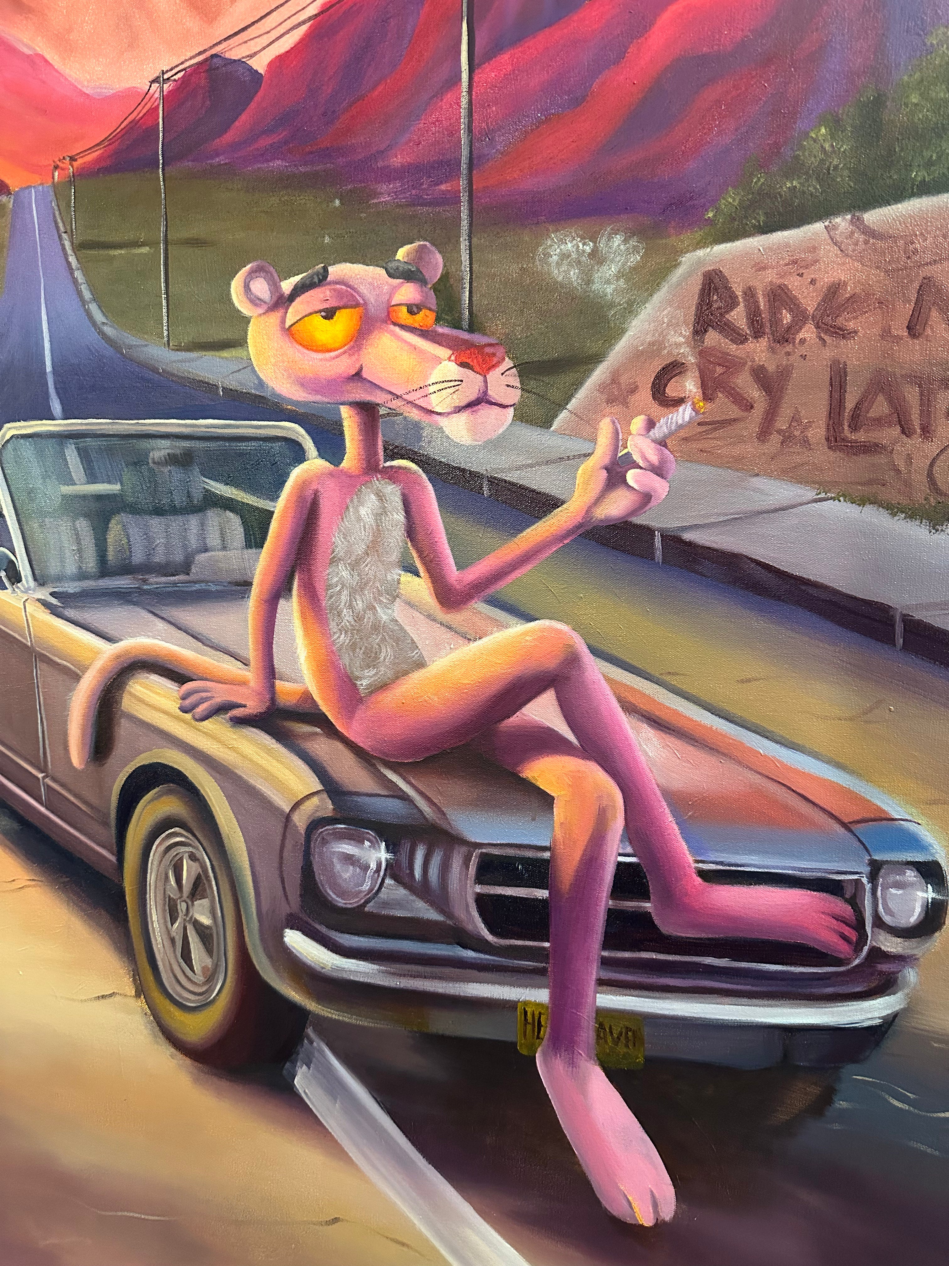 Pink to Die 90 x 120 Cm Oil on canvas